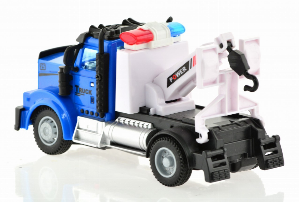 2.4G 1:64 scale RC Transport Tow Truck with lights and sound-6