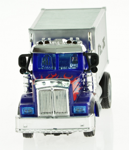 2.4G 1:64 scale RC Transportation container Truck with lights and sound-4