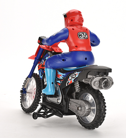 2.4G Scale 1:10 Smoking Motorcycle-6