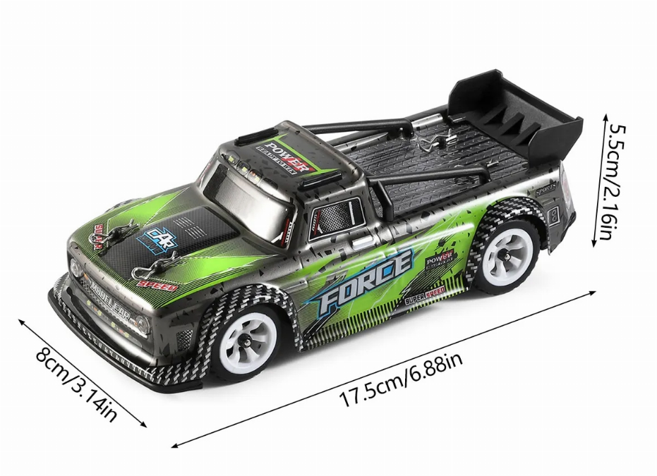 1:28 scale Hoonigan truck with lights and 20 MPH top speed-7