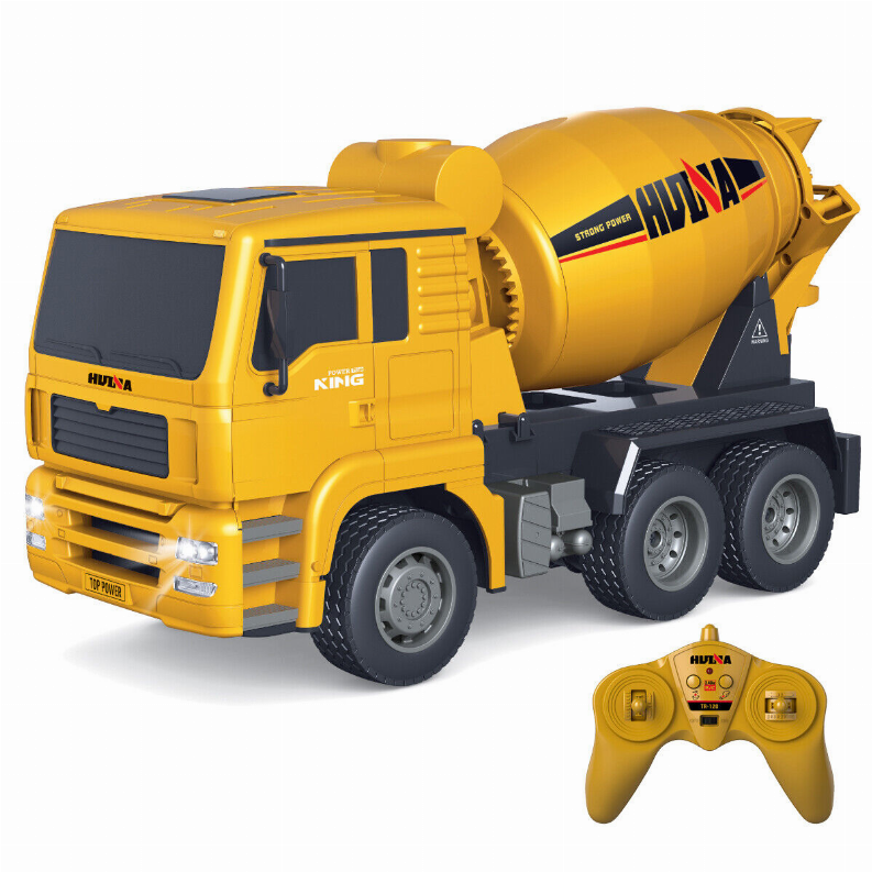 2.4G 1:18 6Ch RC Cement Mixer Truck-4