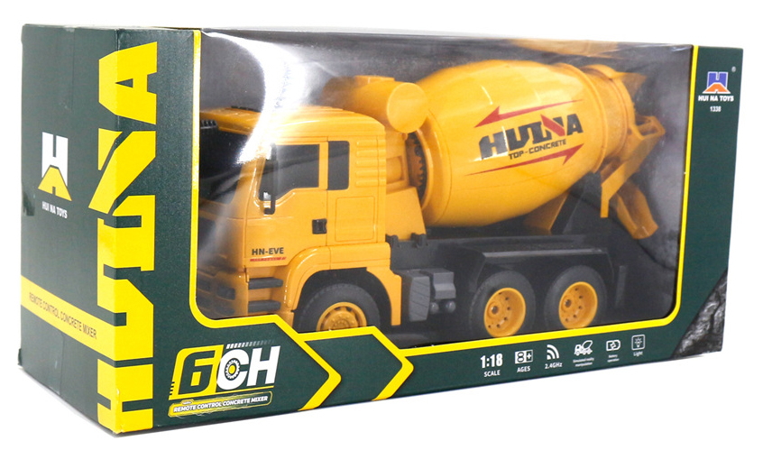 2.4G 1:18 6Ch RC Cement Mixer Truck-5