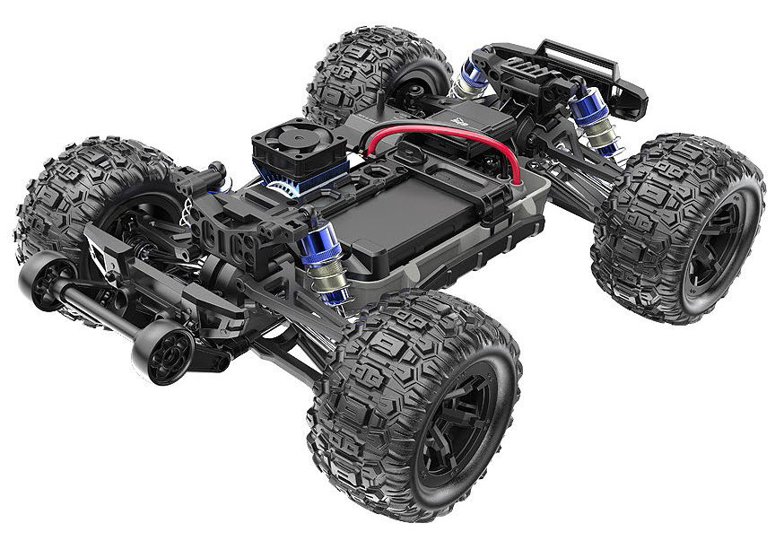 1:16 scale 4WD truck with GPS 24 (2S) / 30 (3S) MPH 350 feet range is 2S AND 3S battery capable-2