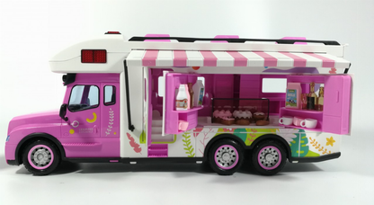 2.4G Pink Rv With Lights, Sound And Accessories-2