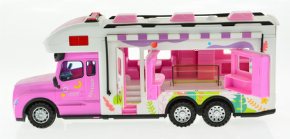 2.4G Pink Rv With Lights, Sound And Accessories-5