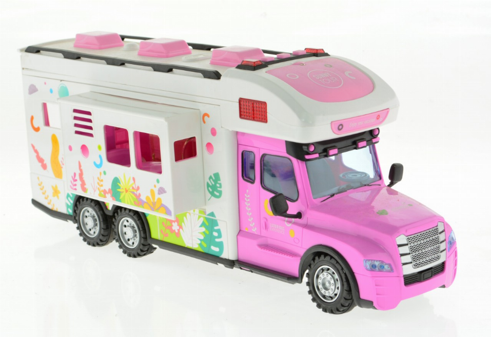 2.4G Pink Rv With Lights, Sound And Accessories-9