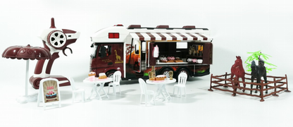 2.4 G Safari Rv With Lights, Sound And Horses-8