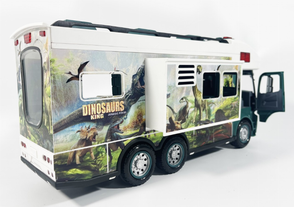 2.4G Jurassic Rv With Lights, Sound And Dinosaurs-6