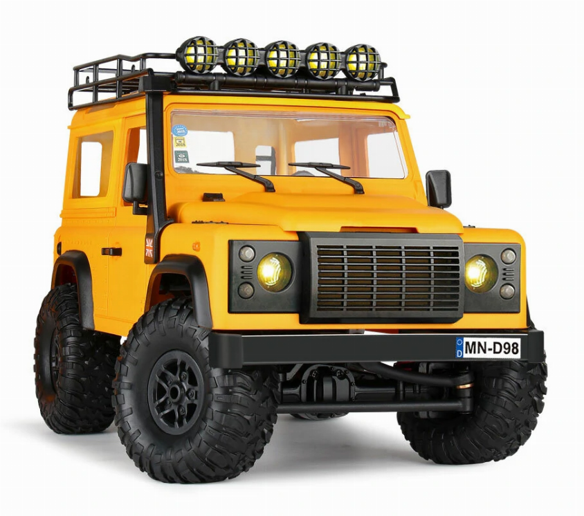 1:10 Scale Land Rover "Camel Trophy" Suv With Lights, 2.4 Ghz And Rechargeable Batteires-6