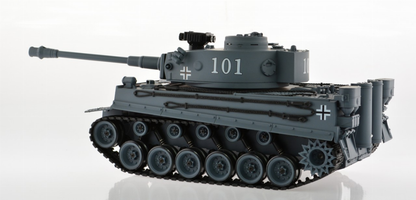 1:18 Scale Tiger 1 Gray With Airsoft Cannon-7