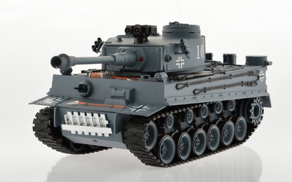 1:18 Scale Tiger 1 Gray With Airsoft Cannon-8