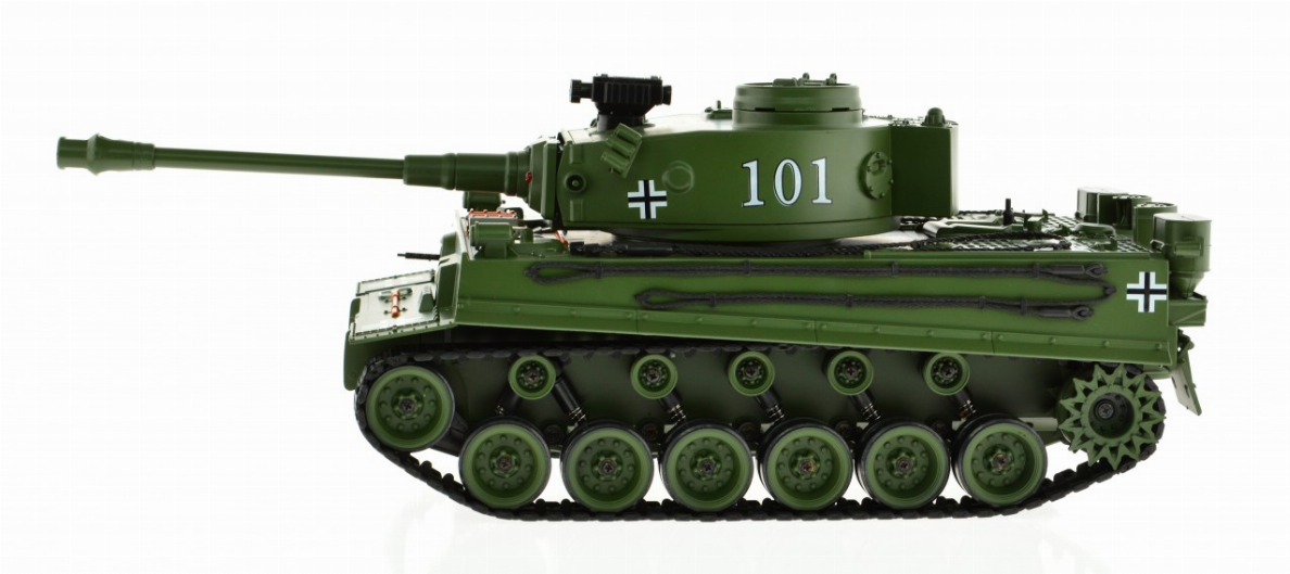 1:18 Scale Tiger Green With Airsoft Cannon-2