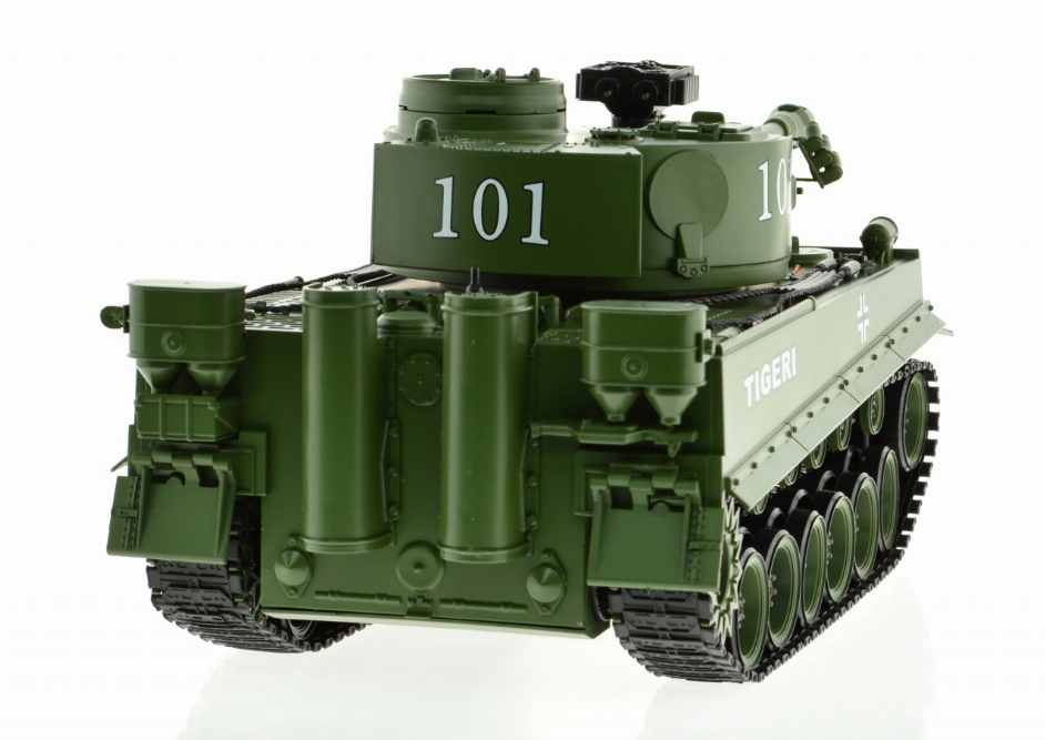 1:18 Scale Tiger Green With Airsoft Cannon-8