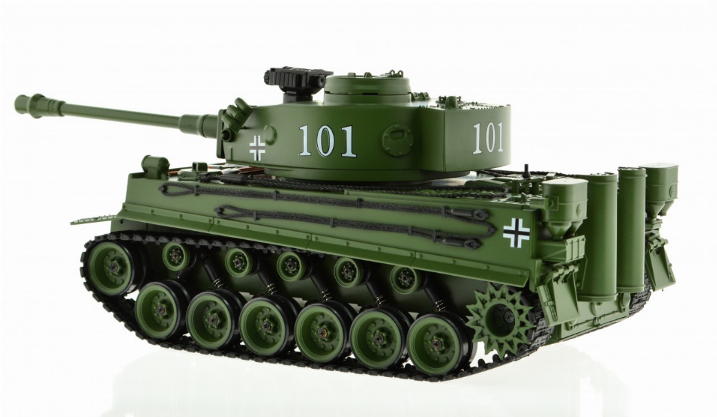 1:18 Scale Tiger Green With Airsoft Cannon-10