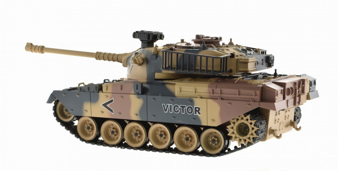 1:18 Scale M60 Camo With Airsoft Cannon-3