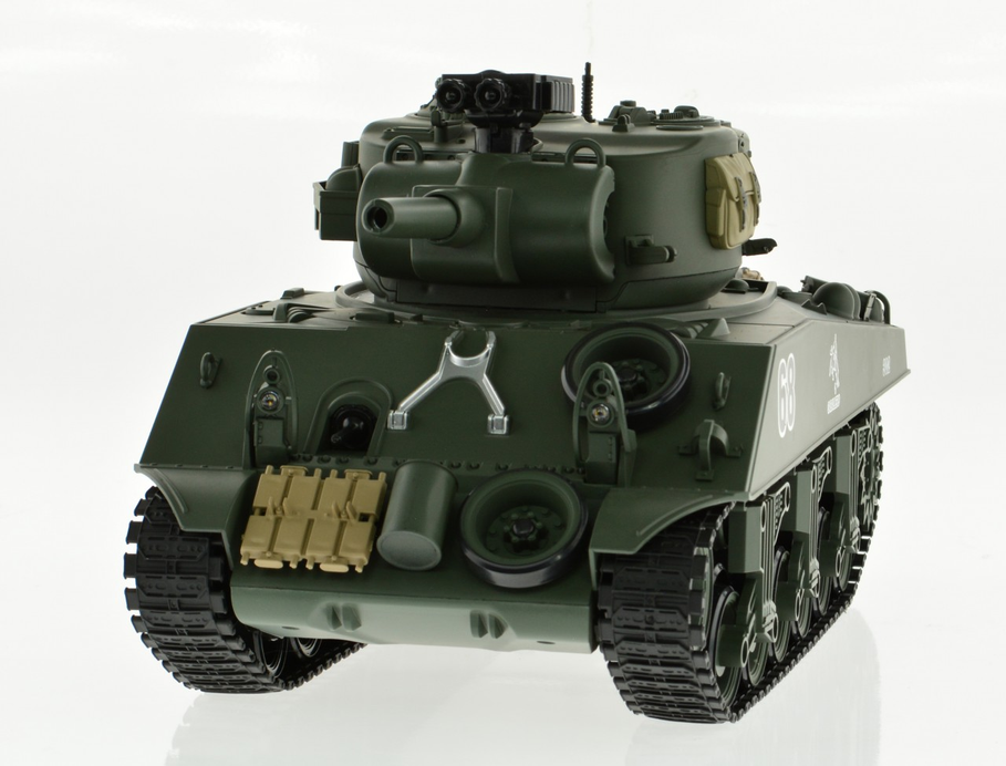 1:18 Scale Sherman With Airsoft Cannon-3