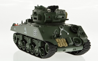 1:18 Scale Sherman With Airsoft Cannon-4