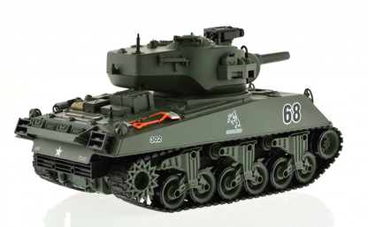 1:18 Scale Sherman With Airsoft Cannon-6