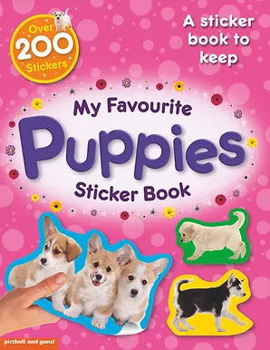 MY FAVOURITE PUPPIES STICKER BOOK (Age 5+)