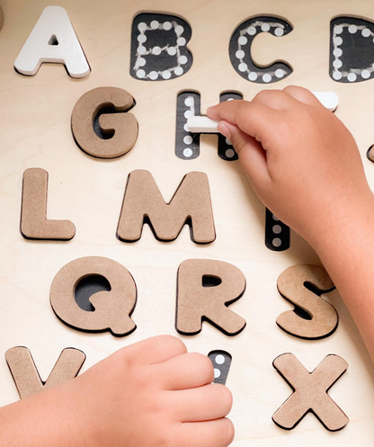 Alphabet Chalkboard Puzzle-4