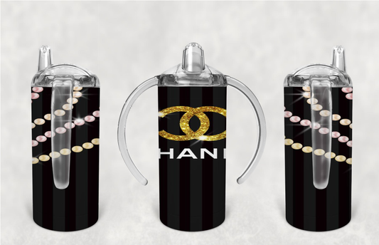 Chanel/Black Kid Sippy Cup