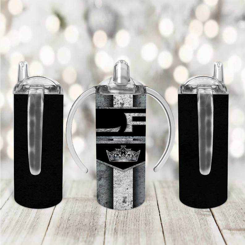 Crown/Black/Gray Kid Sippy Cup