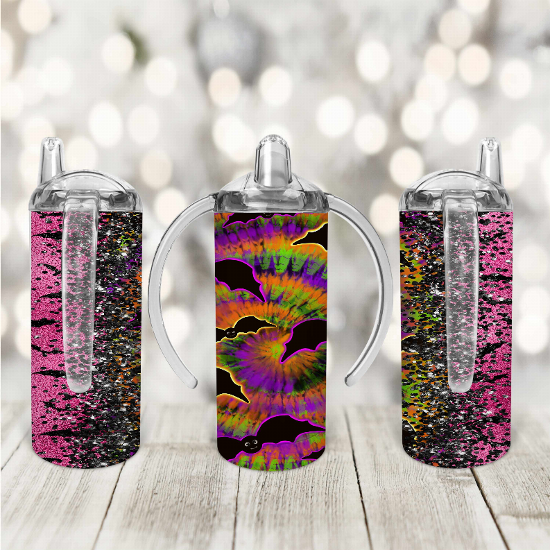 Bats/Glitter/Colorful Kid Sippy Cup