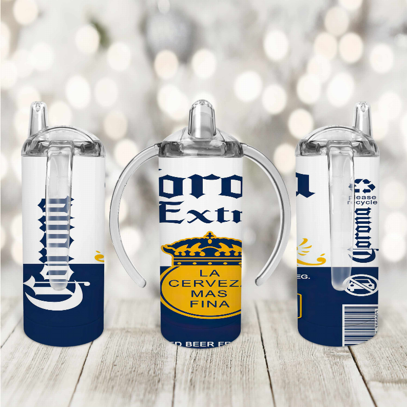 Corona/Navy/Grey Kid Sippy Cup