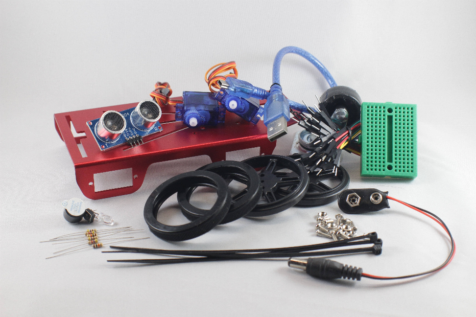 Barnabas Racer: Arduino-Compatible 2WD Servo Motor Car Kit-2