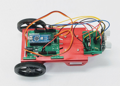 Barnabas Racer: Arduino-Compatible 2WD Servo Motor Car Kit-4