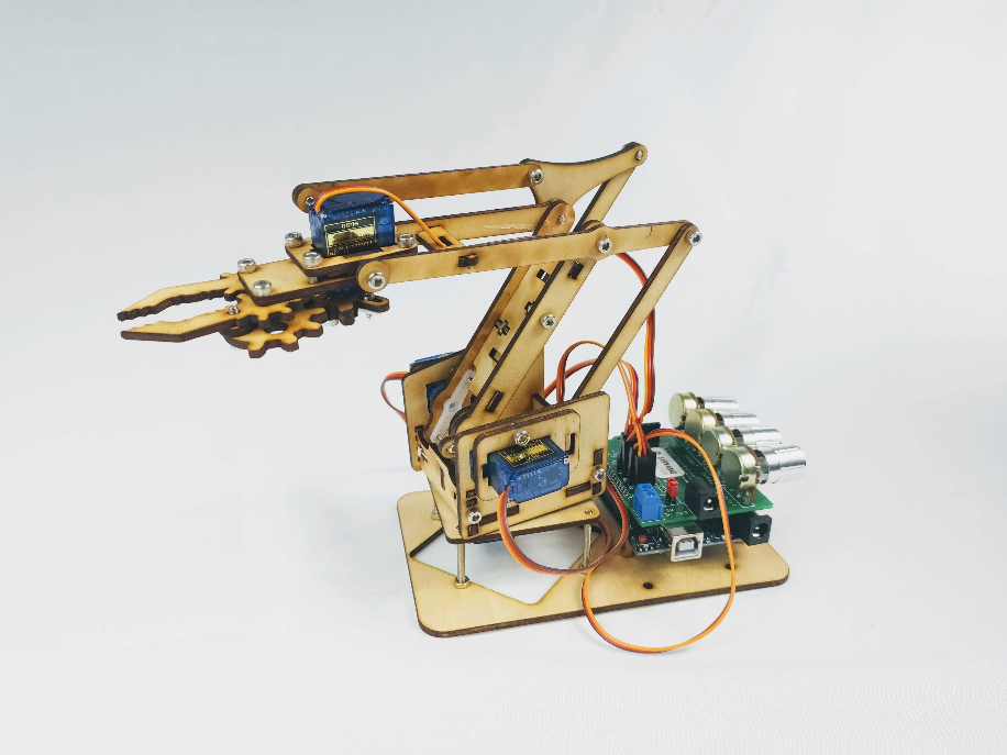 Barnabas Arduino-Compatible Robot Arm Kit With Joystick-2