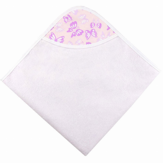 B & N Printed Percale Hooded Towel