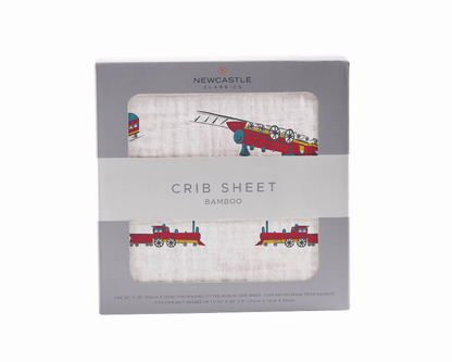 Vintage Steam Crib Sheet