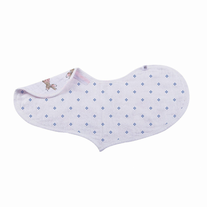 Wildflowers Bamboo Heart Bib-2