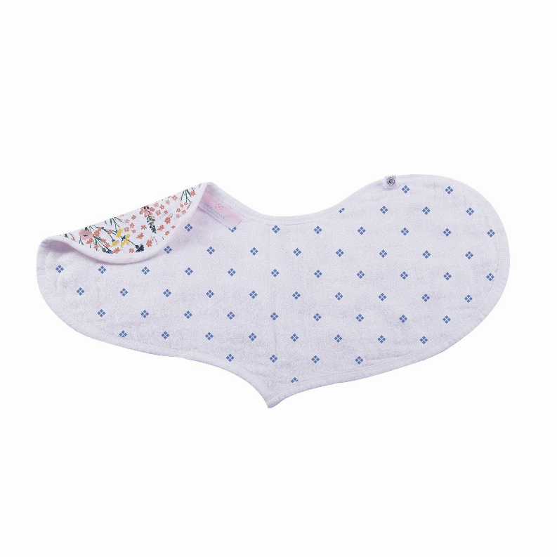 Wildflowers Bamboo Heart Bib-4