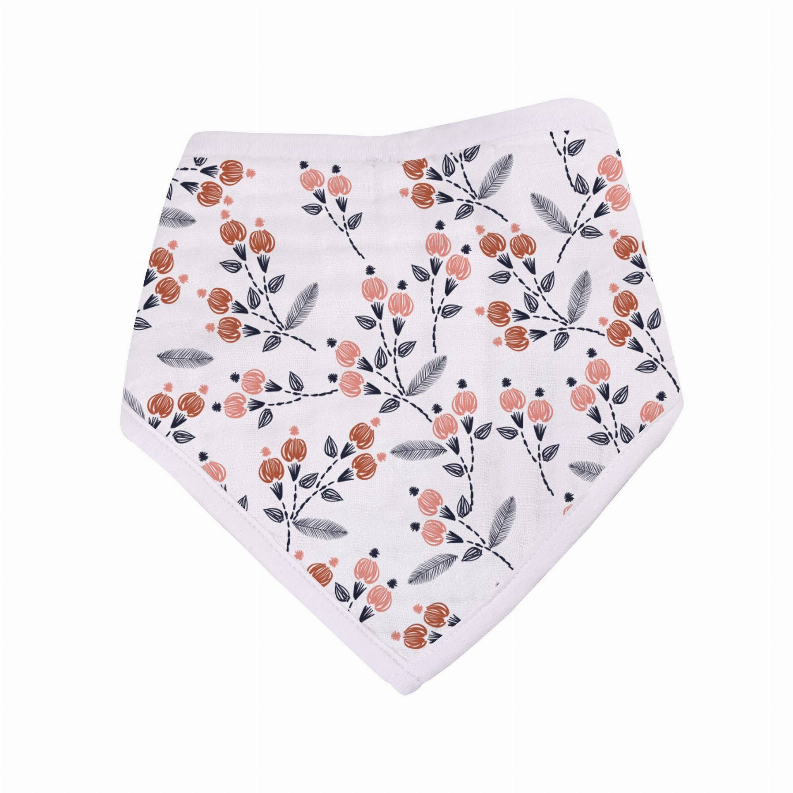 Blooms Bamboo Bandana Bibs-4