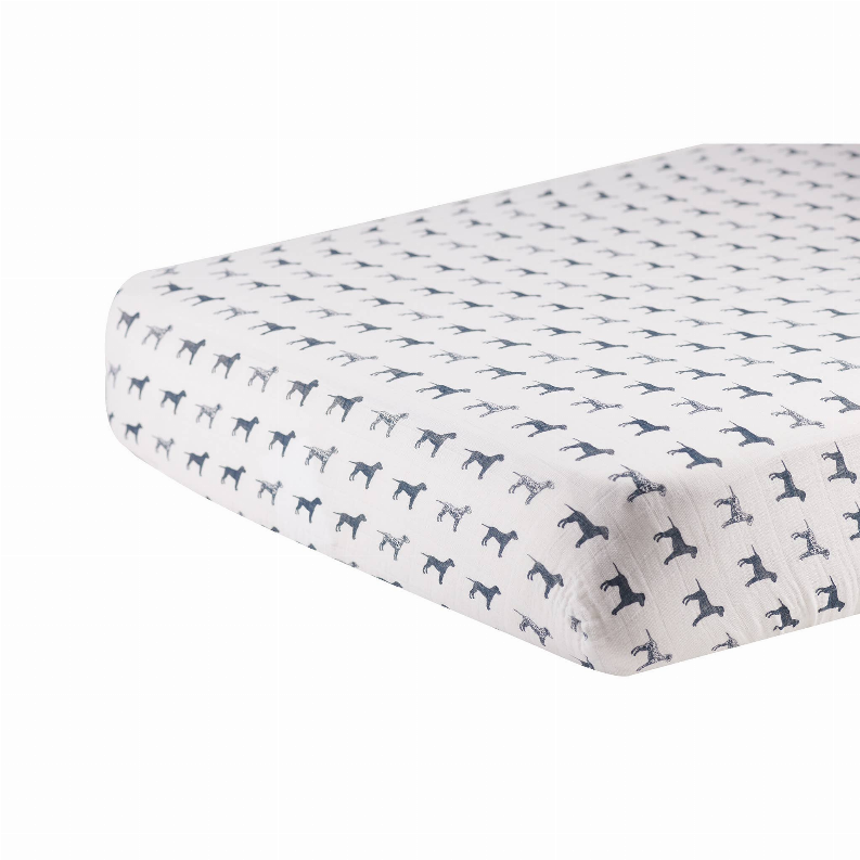 Dalmatian Cotton Crib Sheet