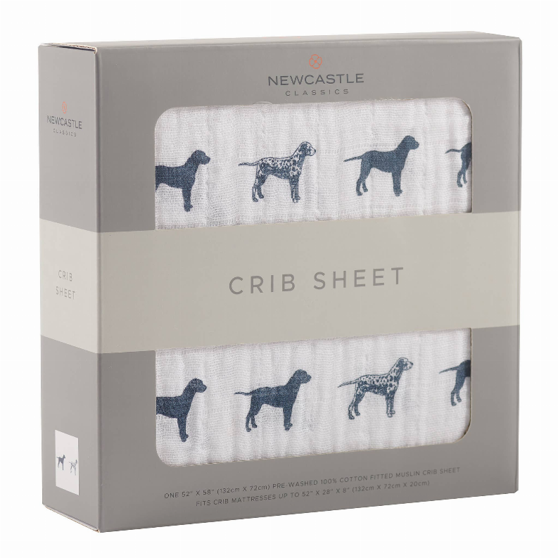 Dalmatian Cotton Crib Sheet-2