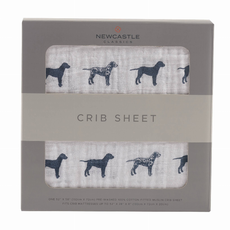 Dalmatian Cotton Crib Sheet-3