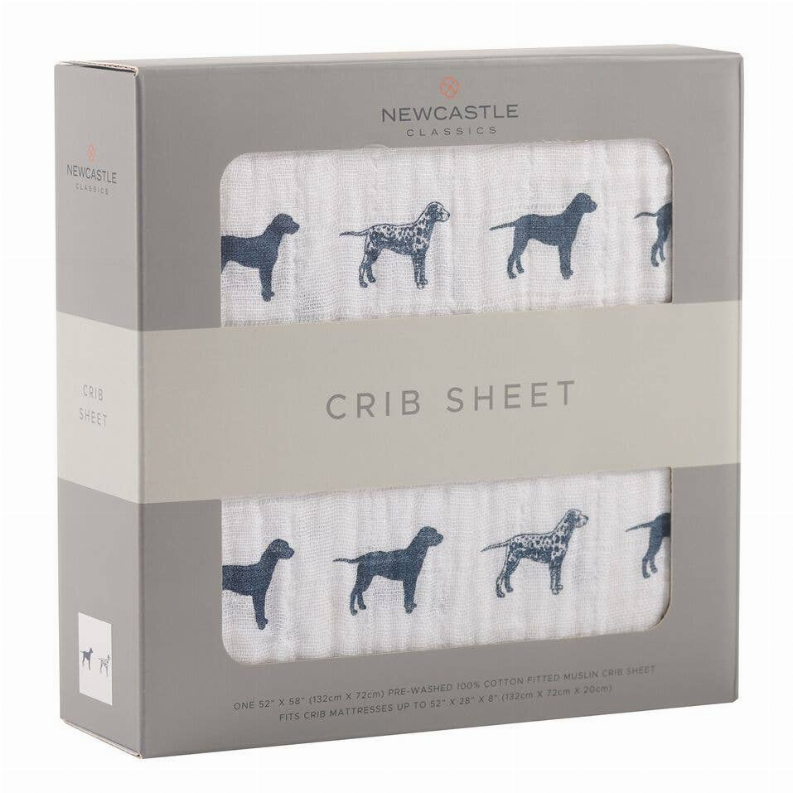 Dalmatian Cotton Crib Sheet-4