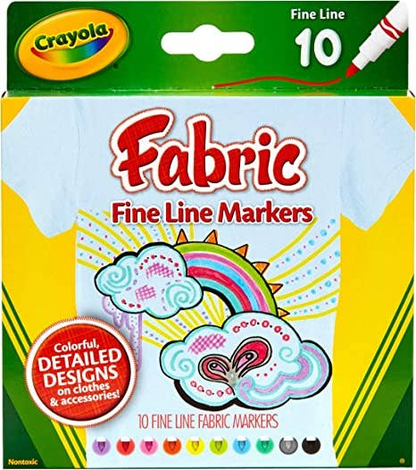 Crayola Fine Line Fabric Markers-2