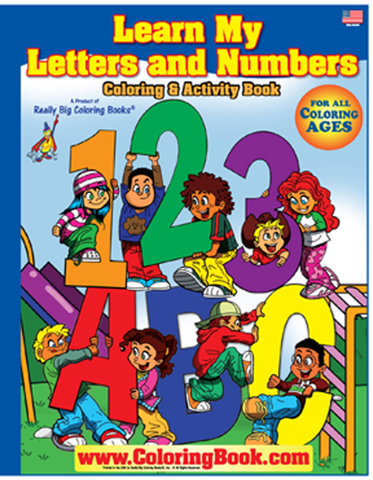 ABC-123 Really Big Coloring Book