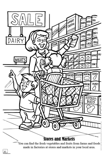 Food and Fun on the Farm Big Coloring Book-4