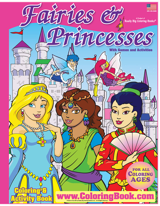 Fairies & Princesses Big Coloring Book