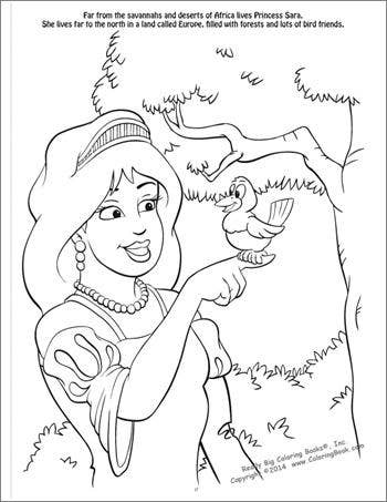 Fairies & Princesses Big Coloring Book-2