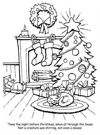 Twas the Night Christmas Big Coloring Book-3