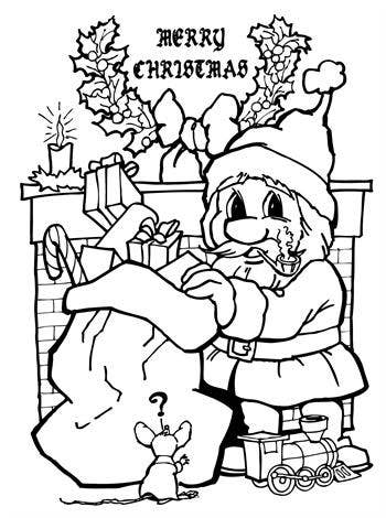 Twas the Night Christmas Big Coloring Book-4