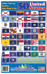 50 United States Coloring Book 17x11-2