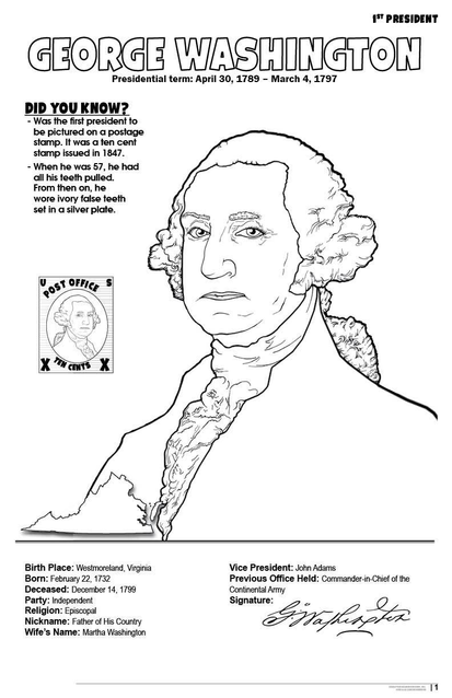 American Presidents Coloring Book-3