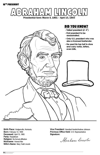 American Presidents Coloring Book-4